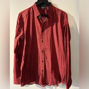 Roberto Cavalli Silk runway dress shirt Size EURO 50